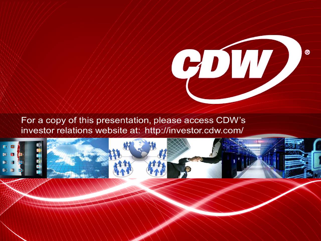 CDW Corporation 2016 Q2 Results Earnings Call Slides (NASDAQCDW