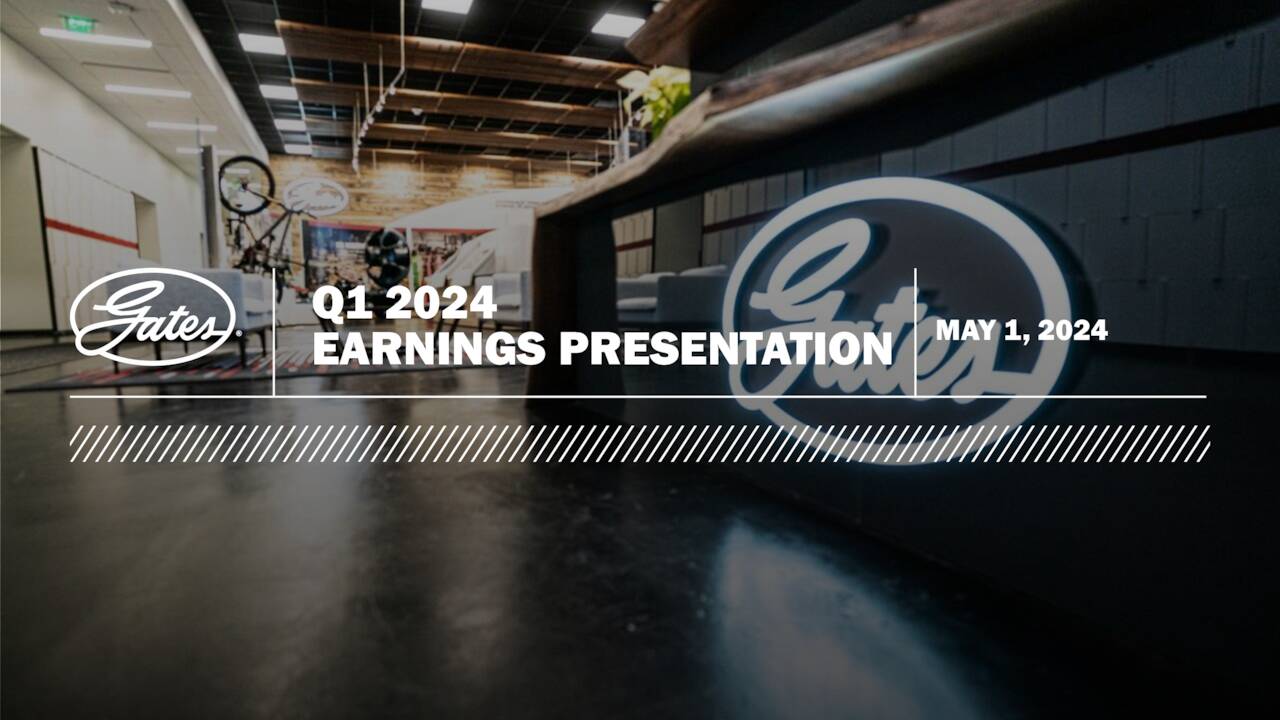 Gates Industrial Corporation plc 2024 Q1 Results Earnings Call