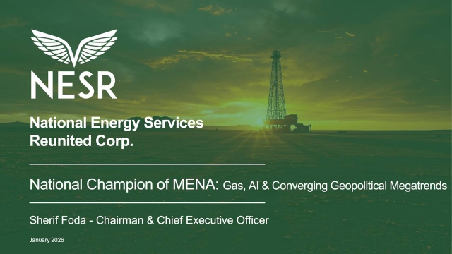 National Energy Services Reunited Corp NESR Presents At Goldman national-energy-services-reunited-corp-nesr-presents-at-goldman