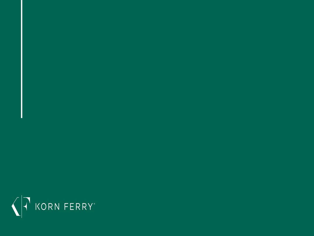 Korn/Ferry International 2019 Q1 Results Earnings Call Slides (NYSE