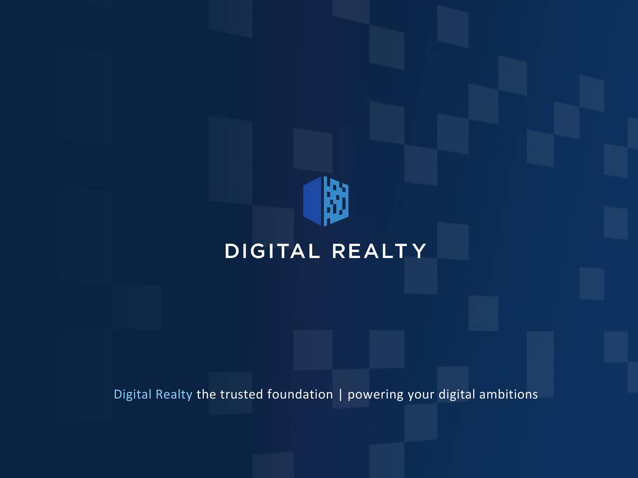 Digital Realty Trust, Inc. 2018 Q3 Results Earnings Call Slides