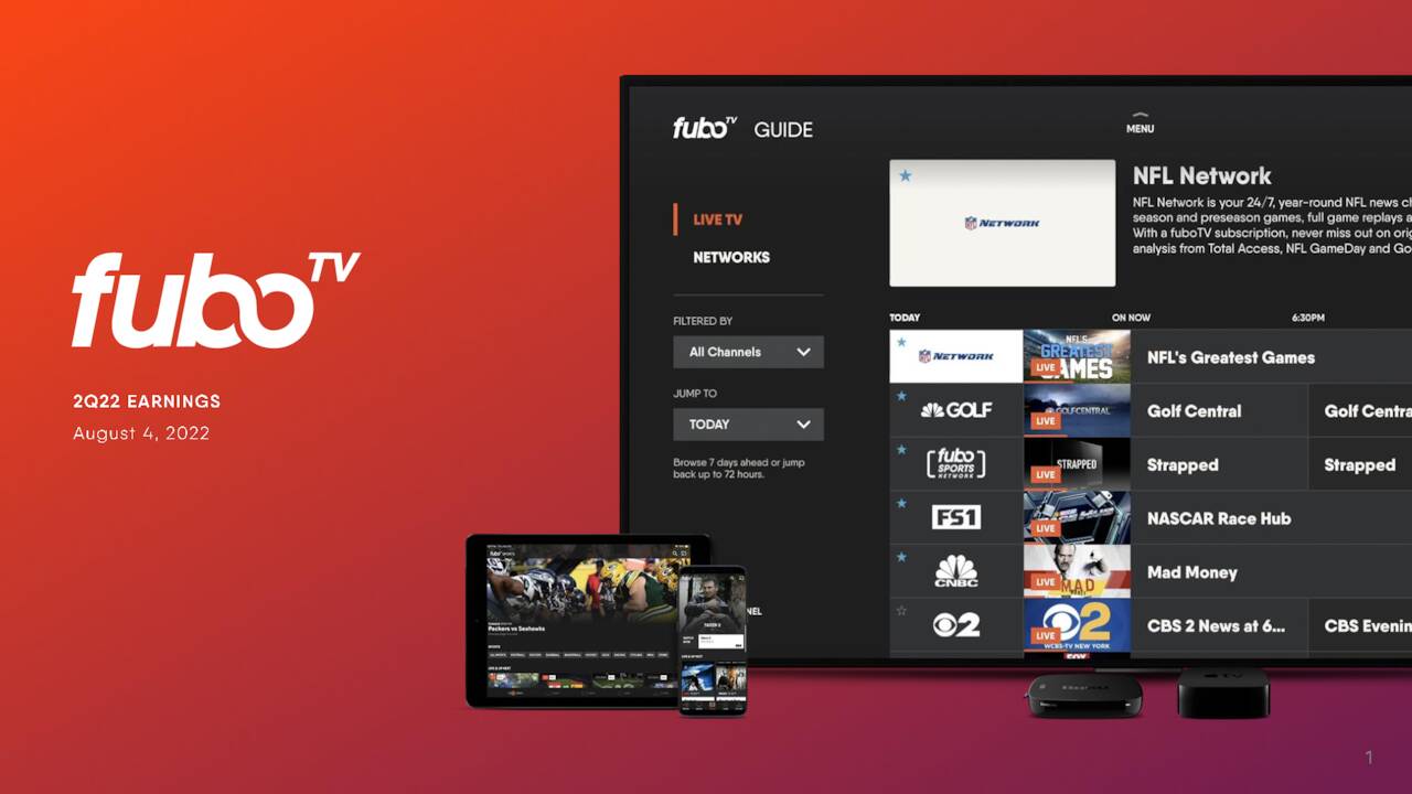 fuboTV Inc. 2022 Q2 - Results - Earnings Call Presentation (NYSE:FUBO ...