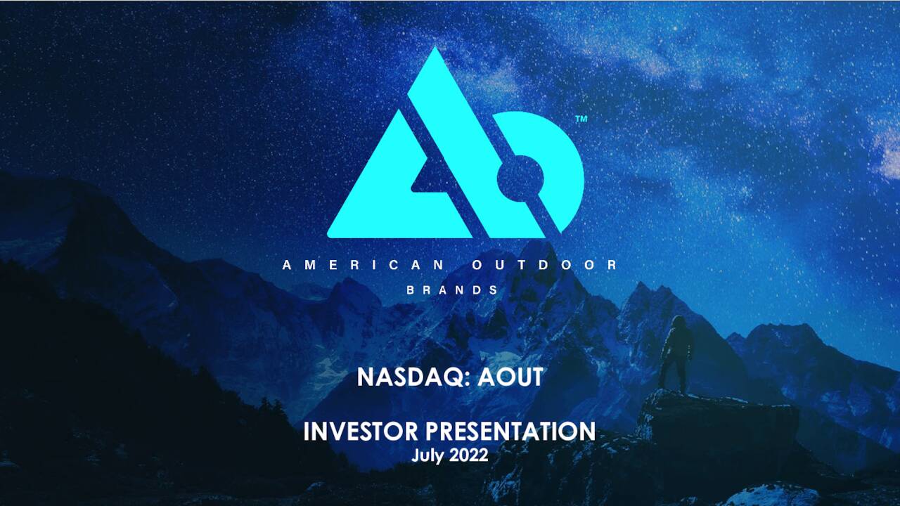 American Outdoor Brands, Inc. 2022 Q4 Results Earnings Call