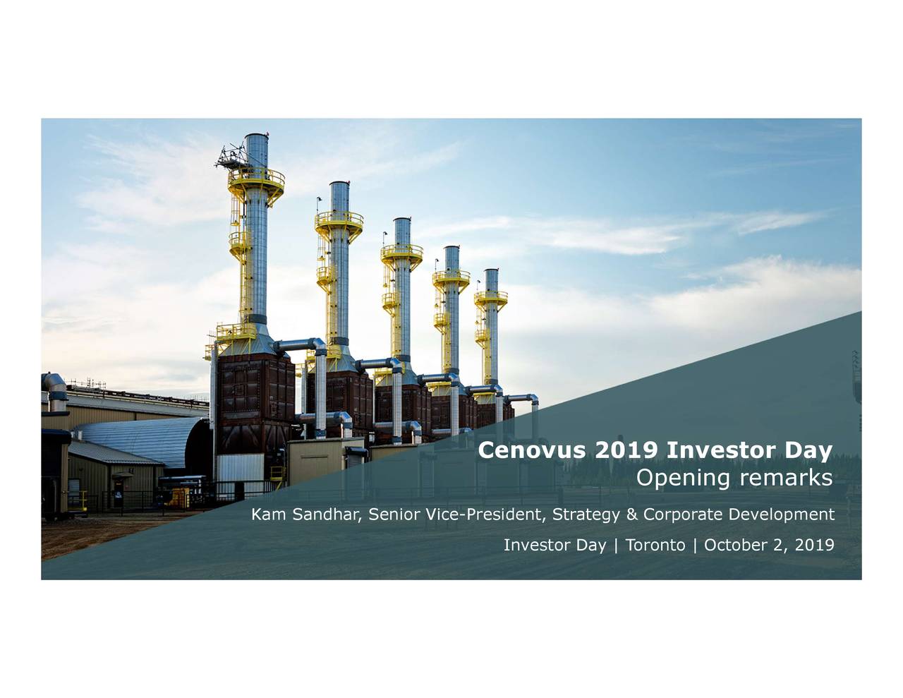 Cenovus Energy (CVE) Investor Presentation - Slideshow (NYSE:CVE ...