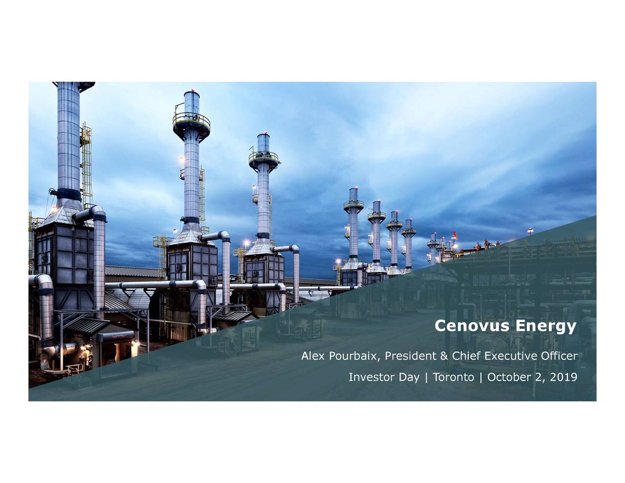 Cenovus Energy (CVE) Investor Presentation - Slideshow (NYSE:CVE ...