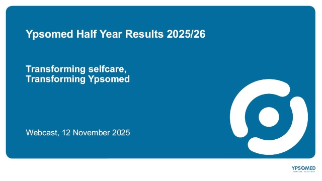 Ypsomed Holding AG 2026 Q2 - Results - Earnings Call Presentation ...