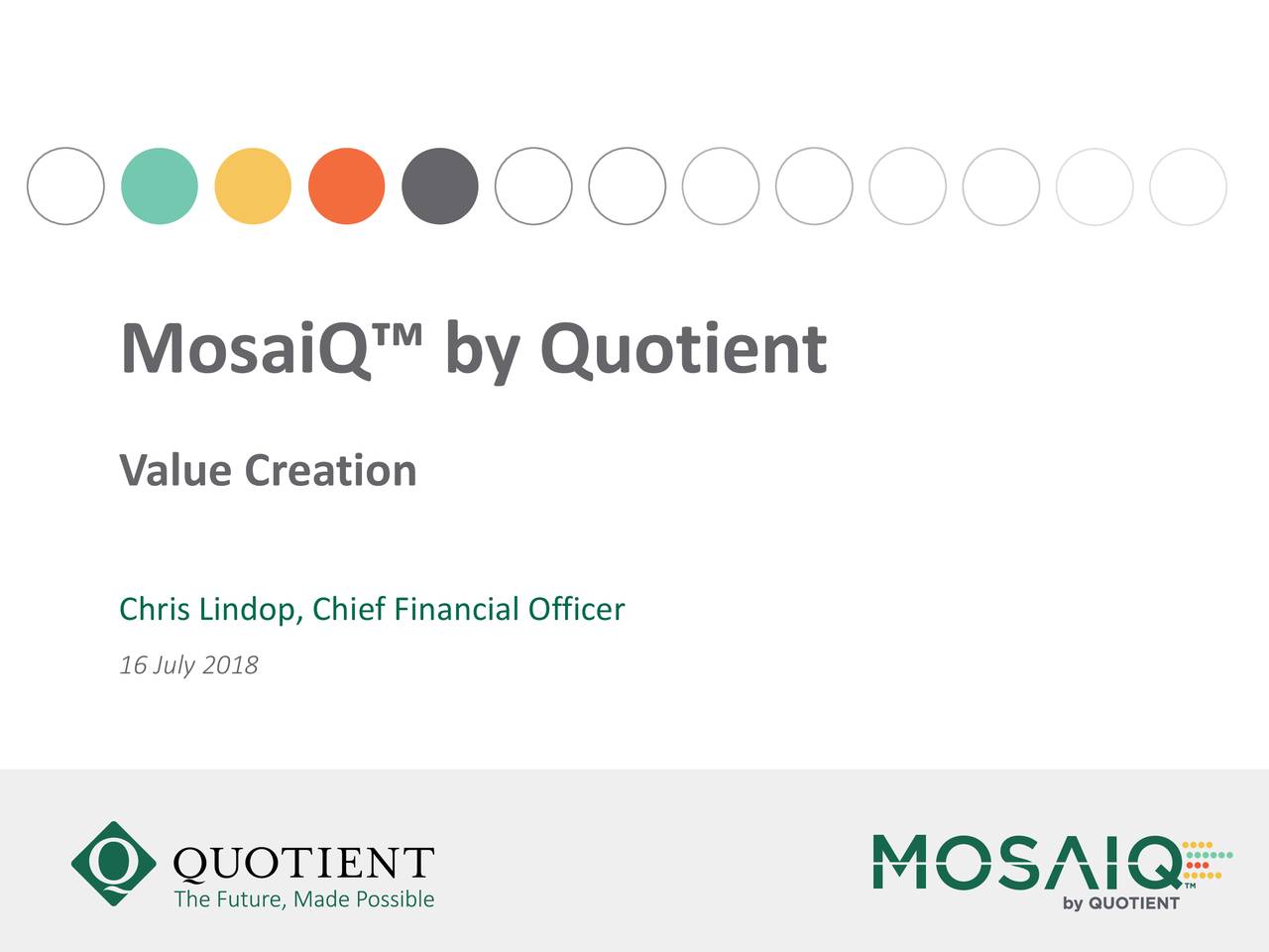 MosaiQ™ by Quotient