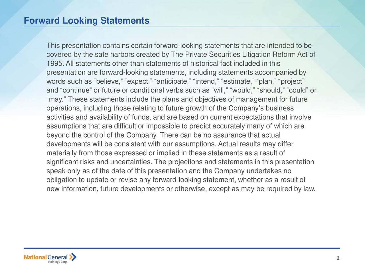 National General Holdings (NGHC) Investor Presentation Slideshow