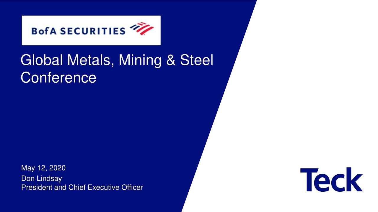 Teck Resources Limited (TECK) Presents At Bank of America Merrill Lynch