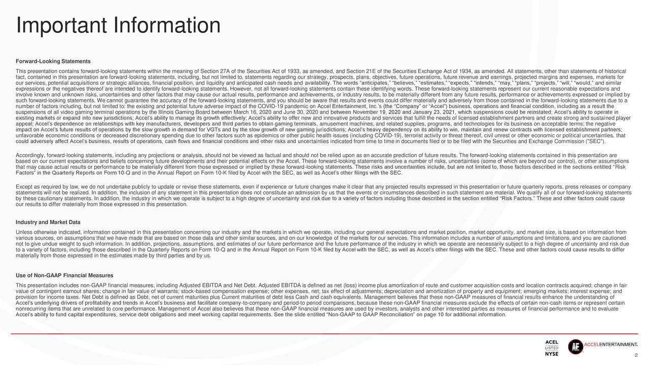 Accel Entertainment, Inc. 2021 Q2 Results Earnings Call