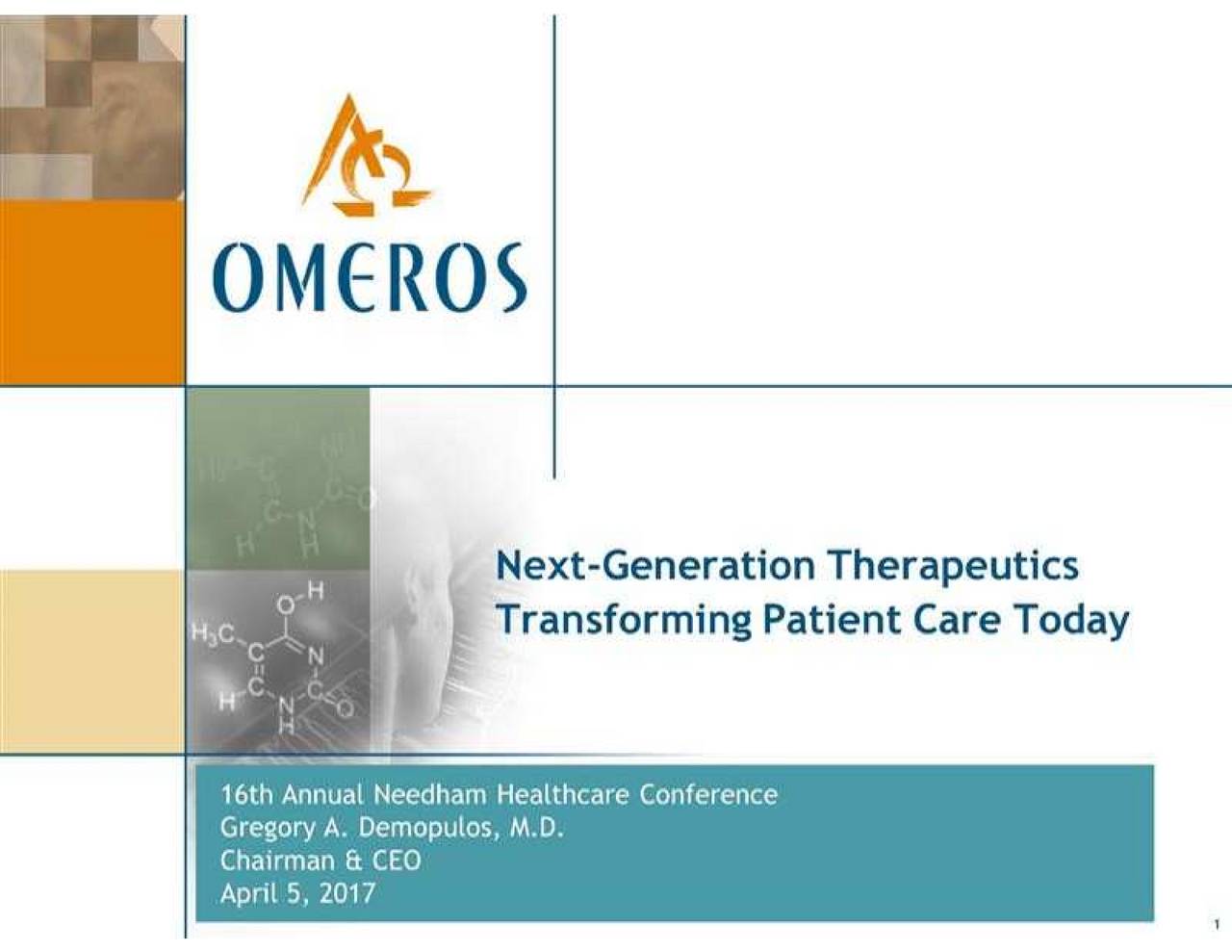 Omeros (OMER) Presents At 16th Annual Needham Healthcare Conference ...