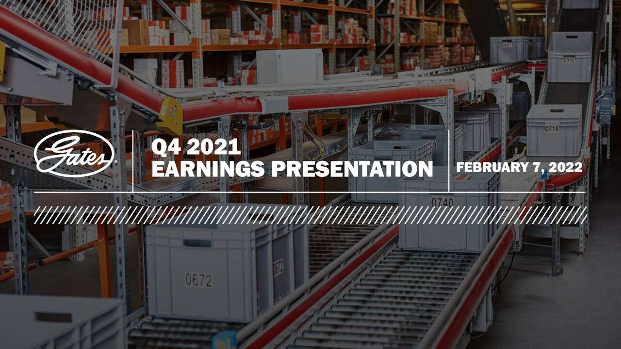 Gates Industrial Corporation plc 2021 Q4 Results Earnings Call