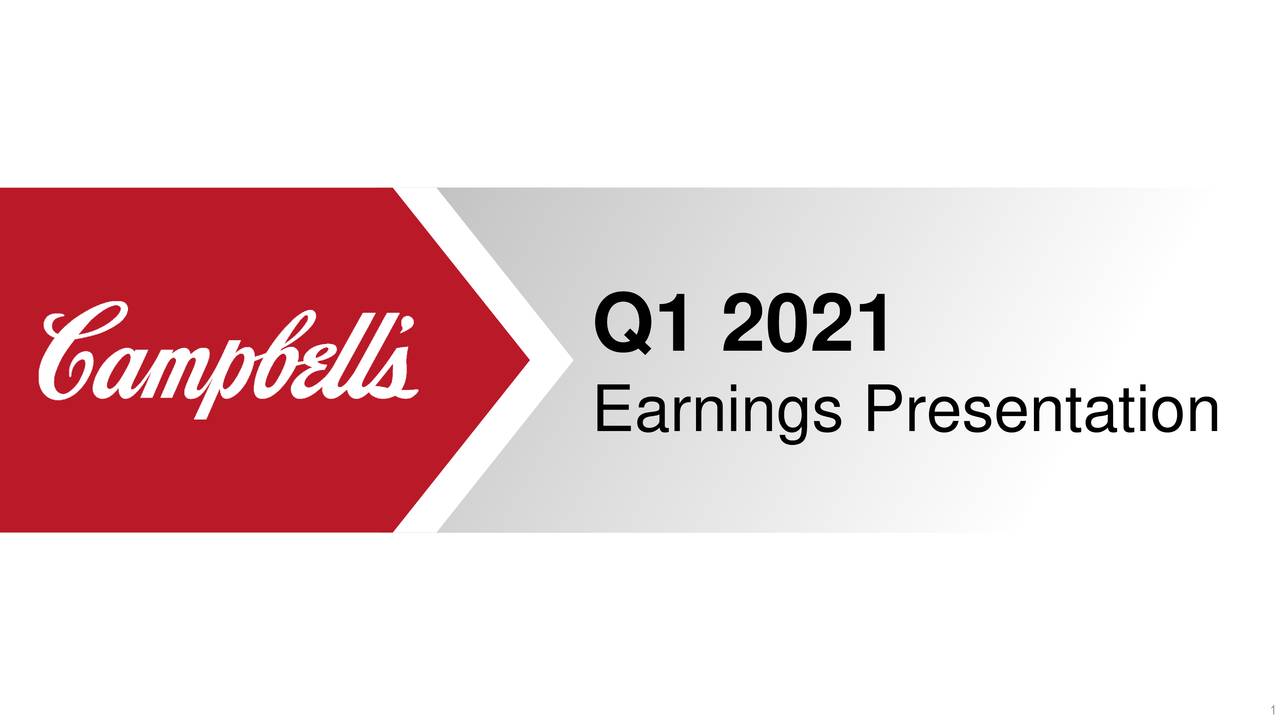 Campbell Soup Company 2021 Q1 - Results - Earnings Call Presentation ...