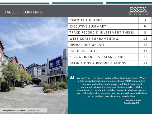Essex Property Trust (ESS) Investor Presentation - Slideshow (NYSE:ESS ...