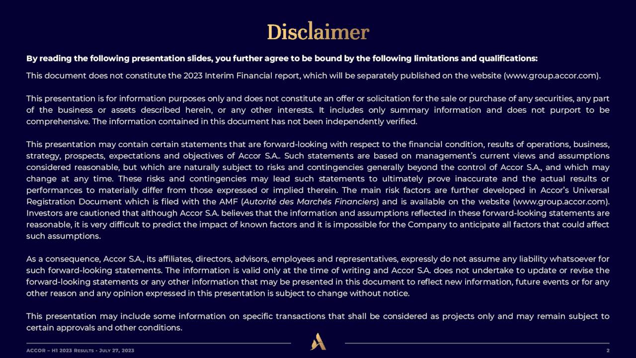 By reading the following presentation slides, you further agree to be bound by the following limitations and qualifications: