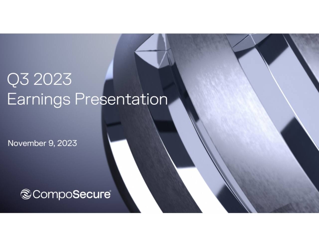 CompoSecure, Inc. 2023 Q3 - Results - Earnings Call Presentation (NYSE ...