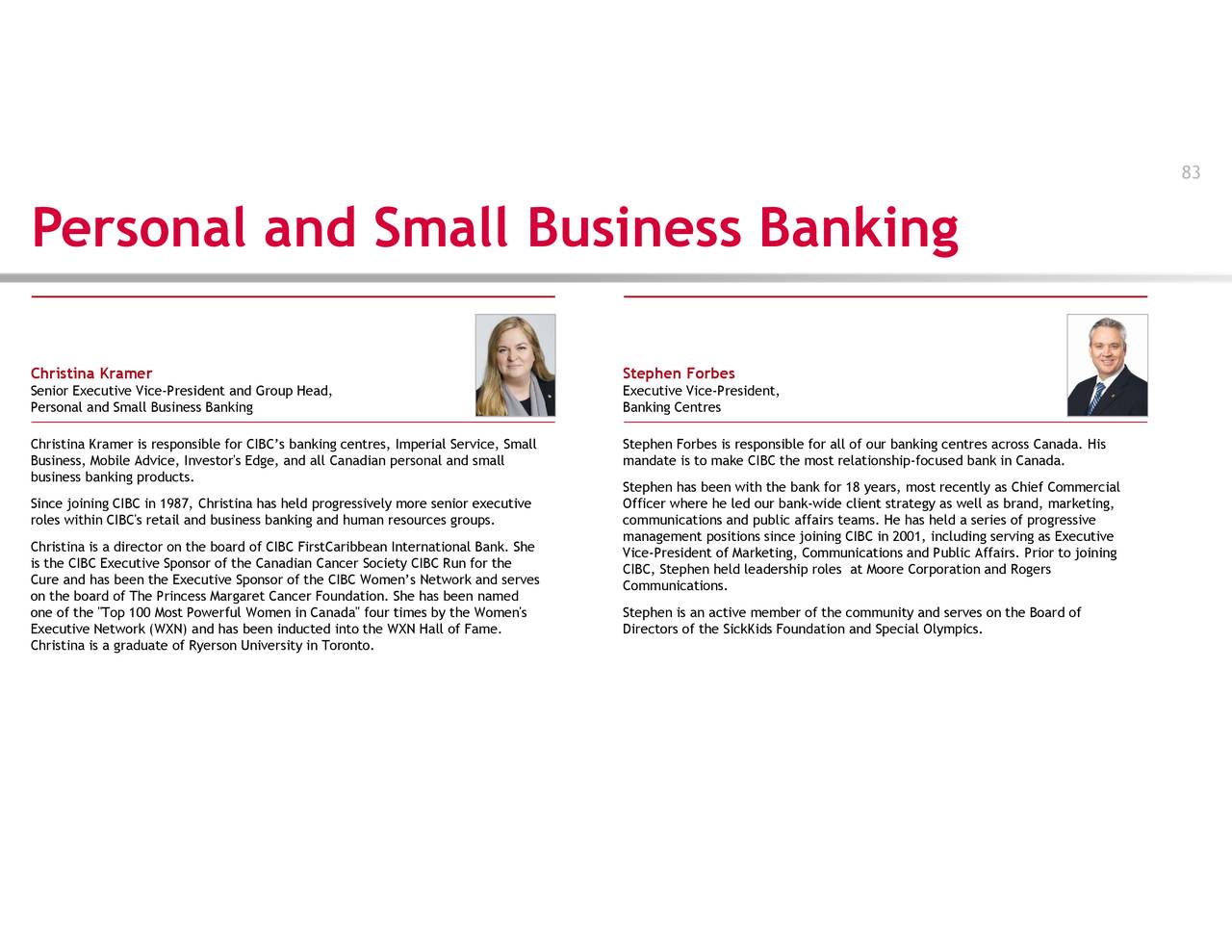 Canadian Imperial Bank CM Investor Presentation Slideshow Canadian Imperial Bank of merce NYSE CM