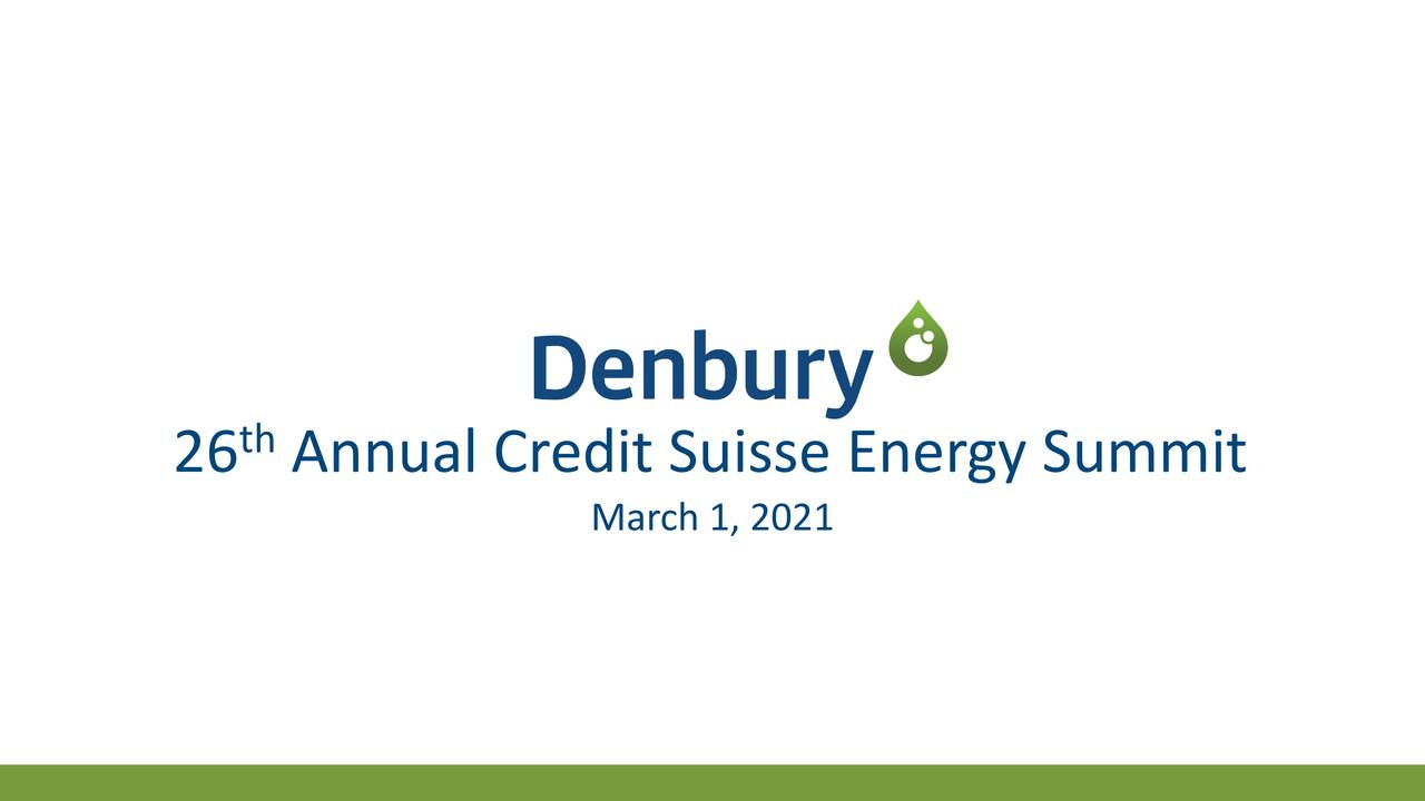 26 Annual Credit Suisse Energy Summit