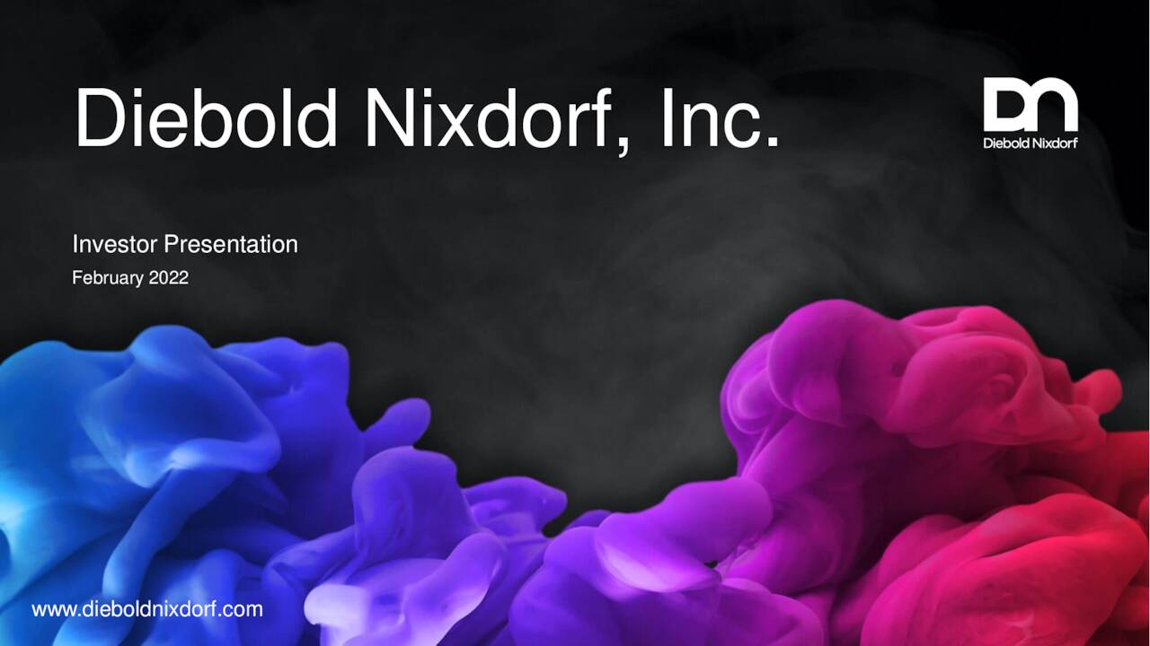 Diebold Nixdorf (DBD) Investor Presentation - Slideshow (NYSE:DBD ...