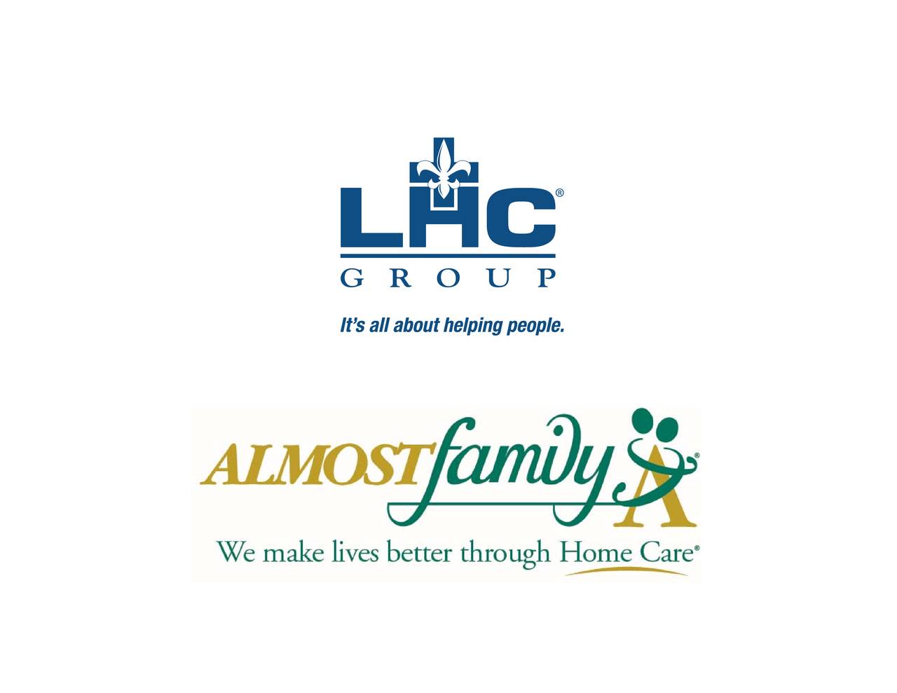 Almost Family (AFAM) And LHC Group A Leading National
