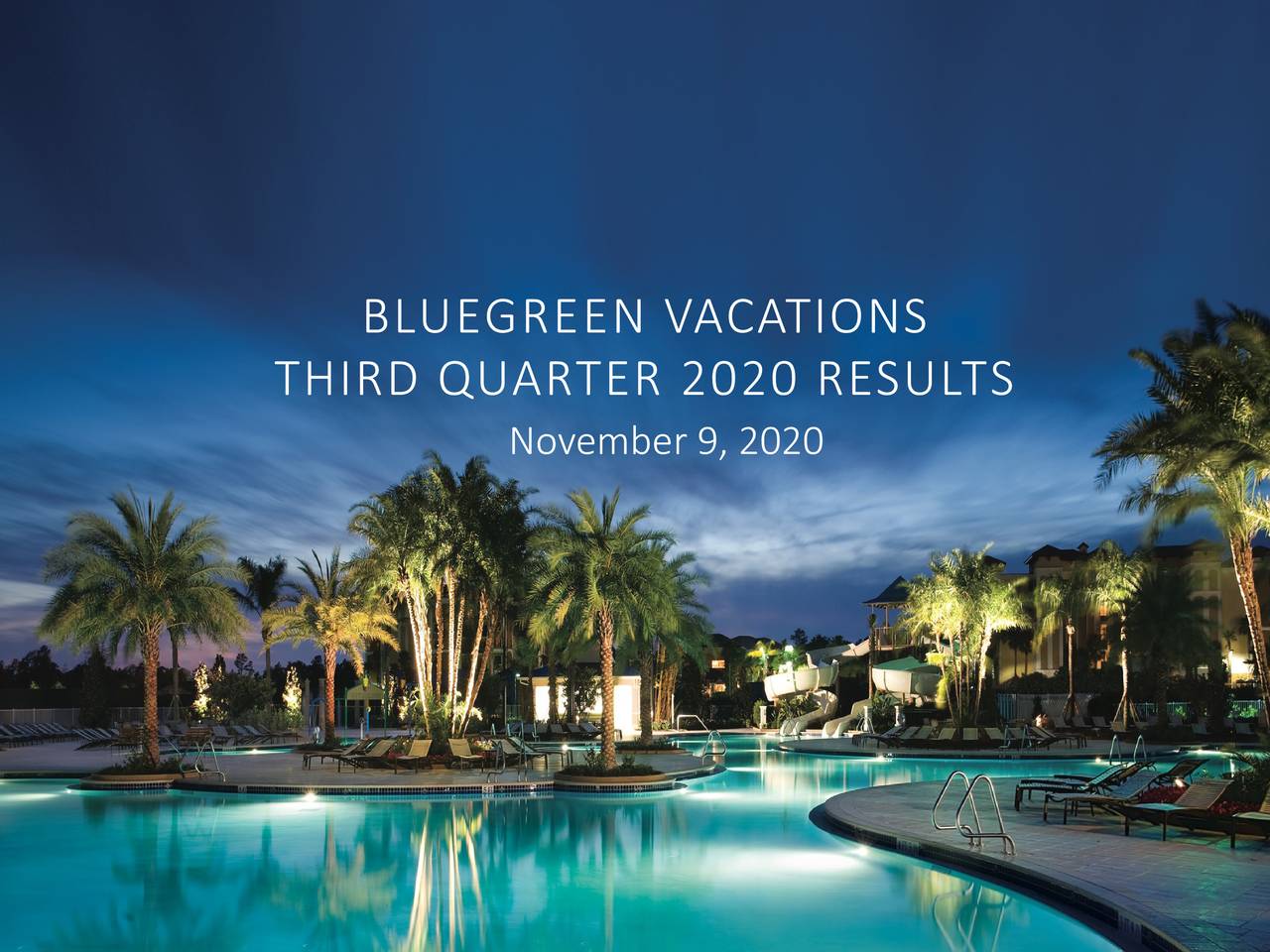 Bluegreen Vacations Corporation 2020 Q3 - Results - Earnings Call ...