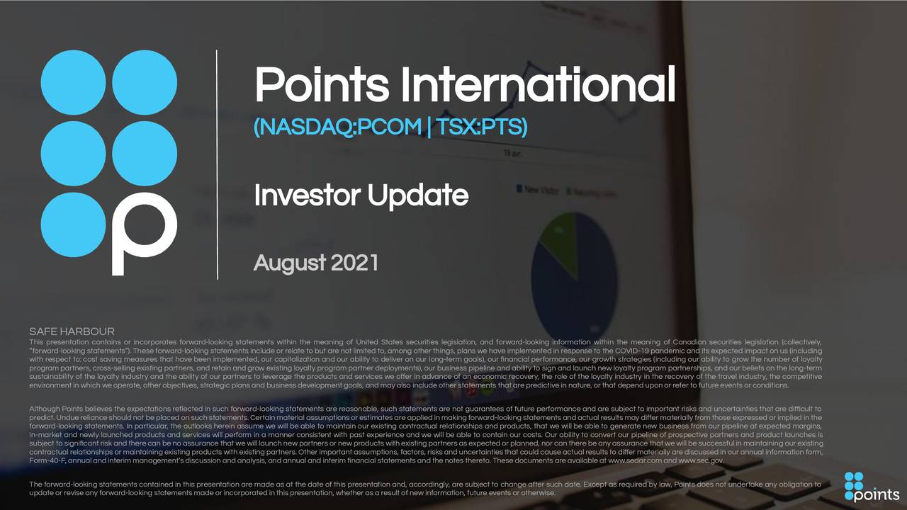 Points International Ltd 2021 Q2 Results Earnings Call Presentation Nasdaqpcom Defunct 2969