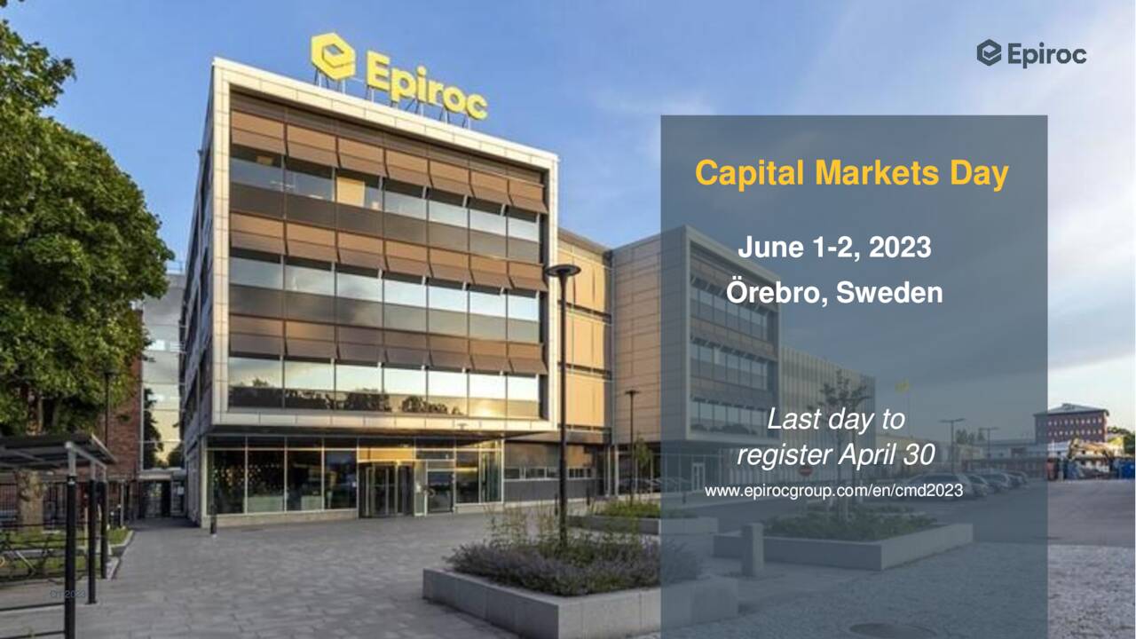 Capital Markets Day