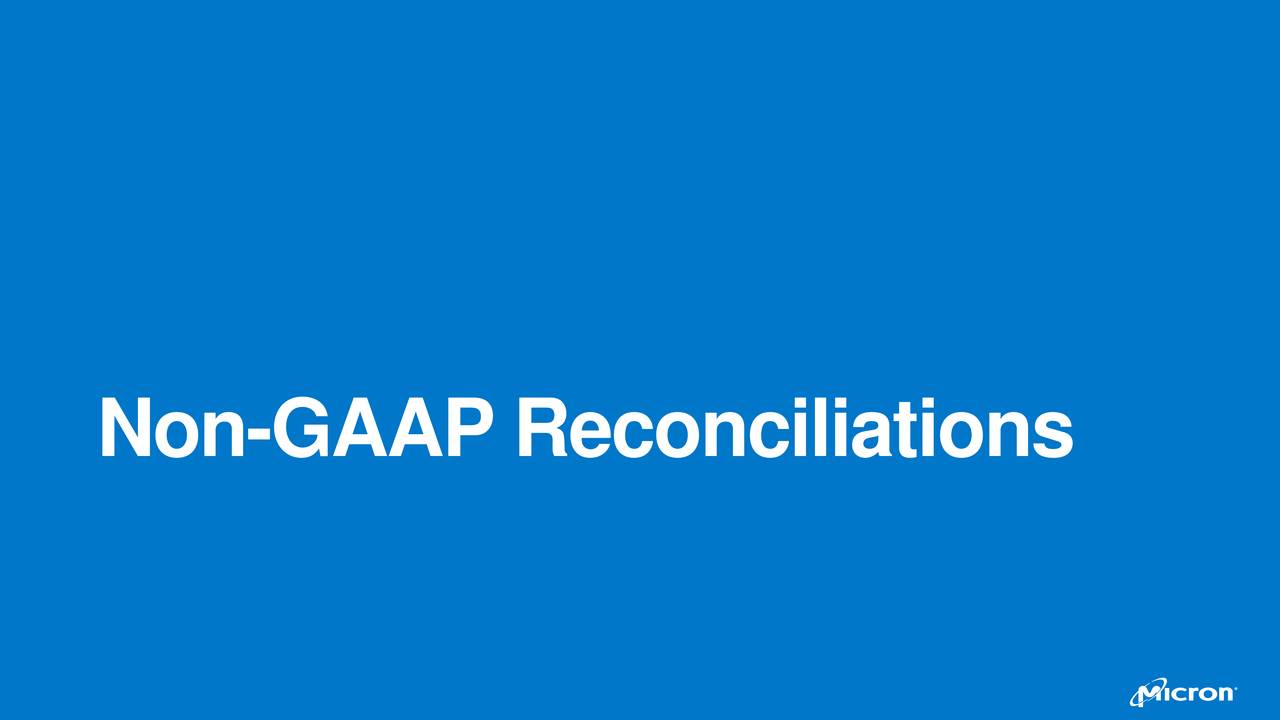 Non-GAAP Reconciliations