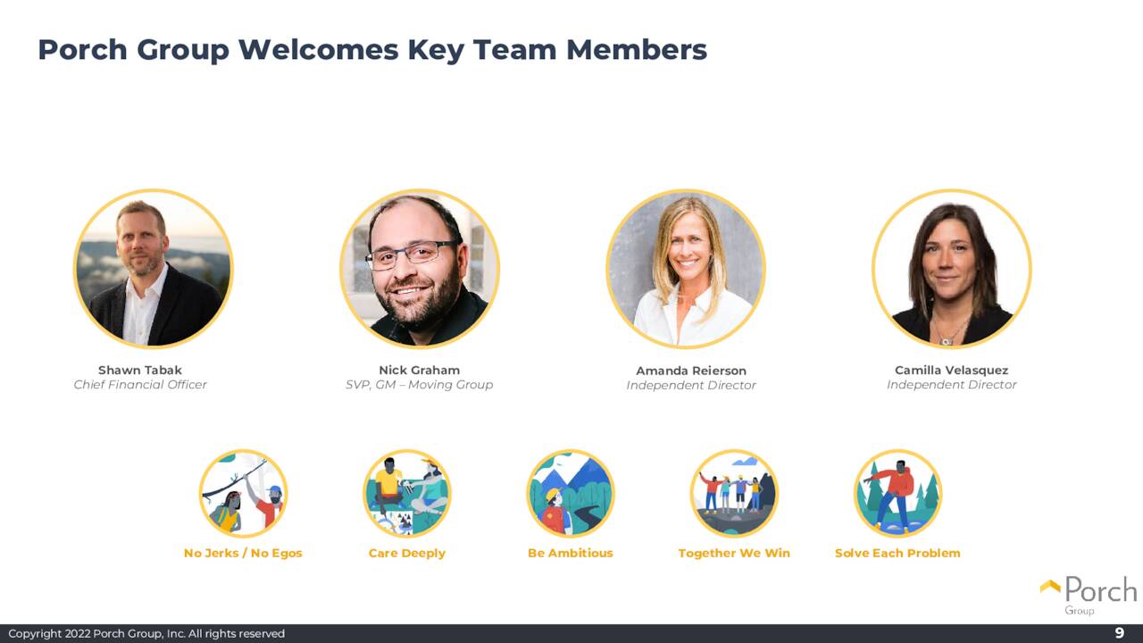 Porch Group Welcomes Key Team Members