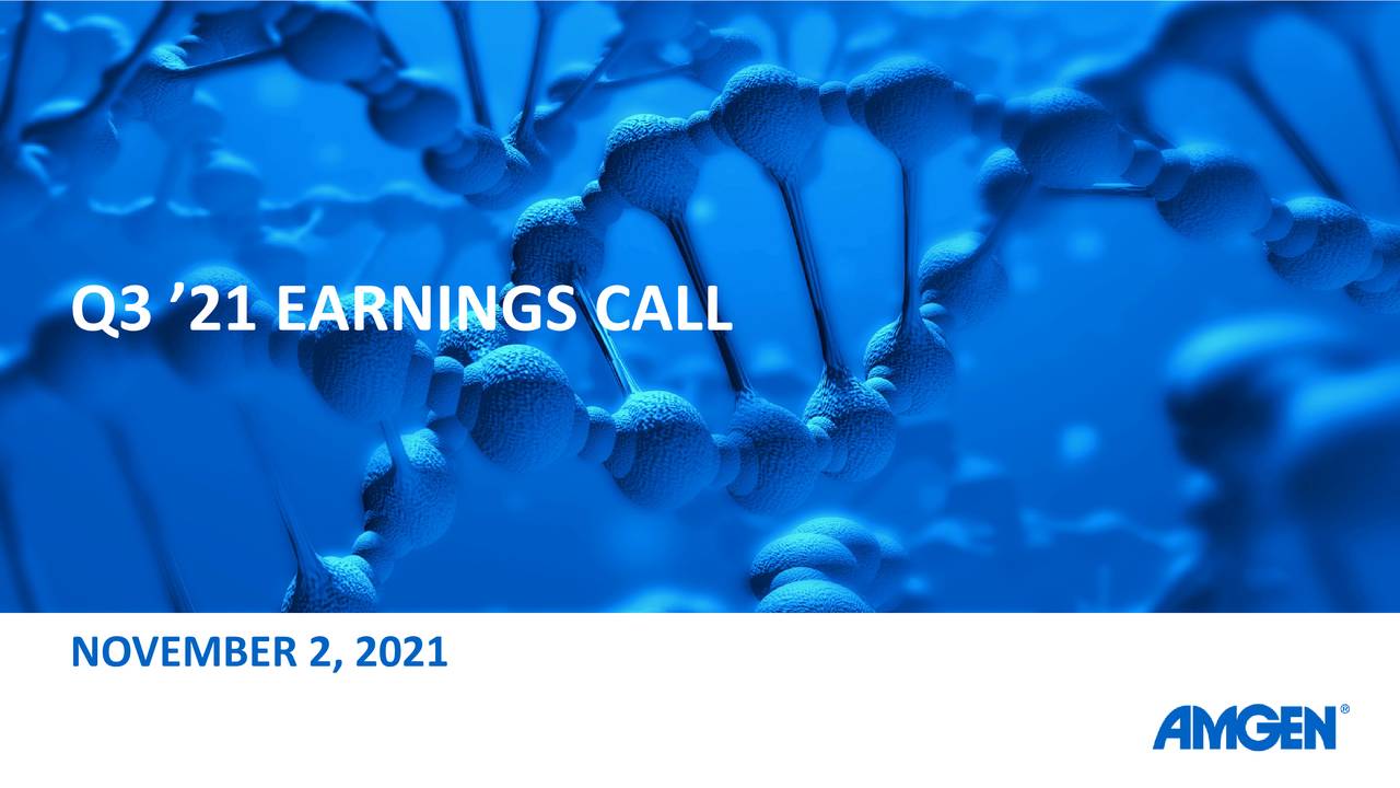 Amgen Inc. 2021 Q3 Results Earnings Call Presentation (NASDAQAMGN