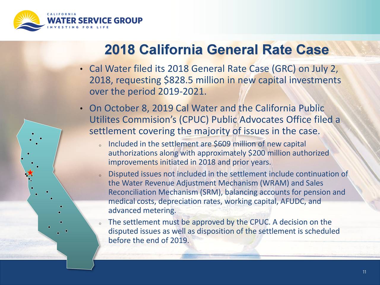 2018 California General Rate Case