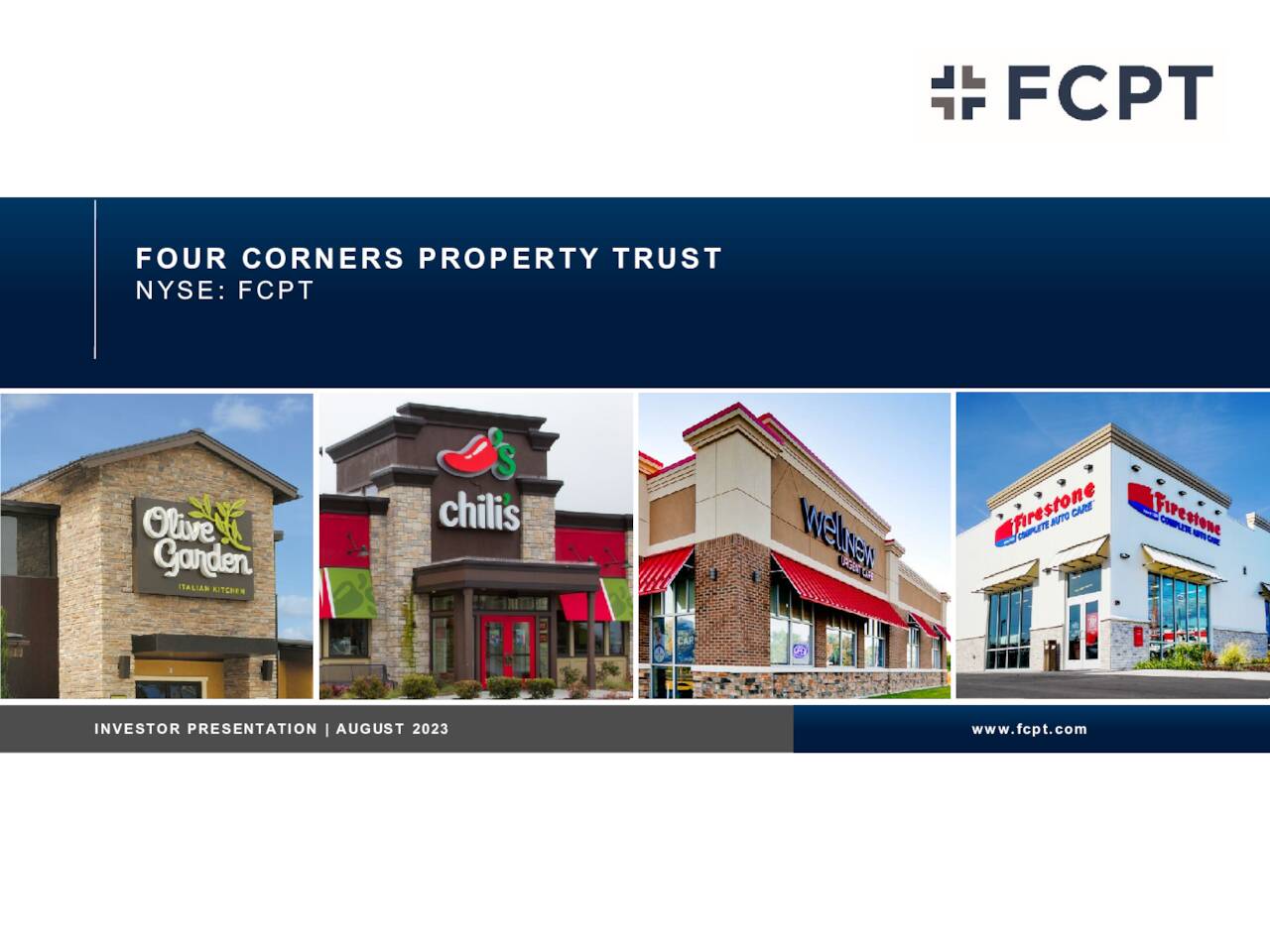 Four Corners Property Trust, Inc. 2023 Q2 Results Earnings Call