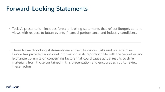 Bunge Global SA 2025 Q2 - Results - Earnings Call Presentation (NYSE:BG ...
